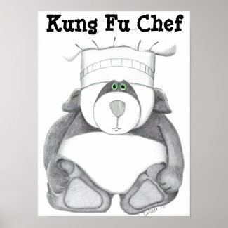 Picture of Panda Bear Chef Posters