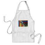 Picture of Rolls of colored foil and paper Aprons