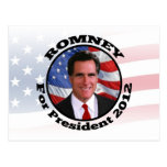 Picture of Romney, Vote for President 2012 Postcards