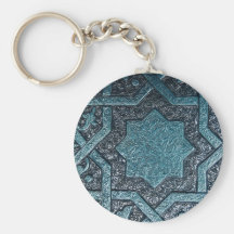 Picture of Syrian brass inlay work, Damascus, Syri Key Chain