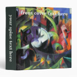 Picture with Cattle by Franz Marc; Bild mit Rinder 3 Ring Binder