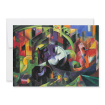 Picture with Cattle by Franz Marc; Bild mit Rinder Personalized Invitation