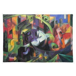 Picture with Cattle by Franz Marc; Bild mit Rinder Placemats