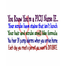 PICU Nurse Hilarious Sayings t-shirts