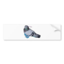 Pidgie The Pidgie Fund Pigeon Bumper Stickers