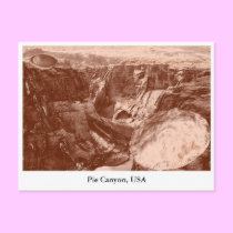 Pie Canyon postcard by LizandLaura Pie Canyon postcard