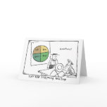 Pie Chart Amish Meeting Greeting Cards