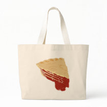Pie - Cherry / Fruit Slice of Pie Canvas Bags