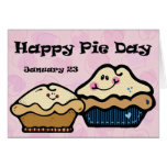 Pie Day January 23rd Greeting Card