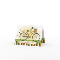 Pie Delivery Bicycle cards