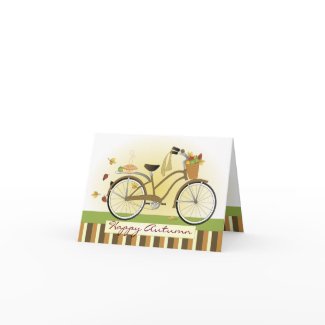 Pie Delivery Bicycle card