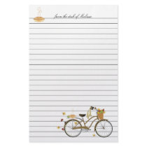 Pie Delivery Bicycle stationery