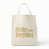 Pie Fixes Everything Canvas Bag
