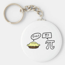 Pie & Pi Key Chain