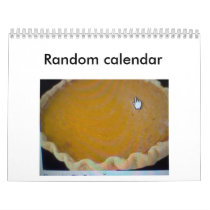 pie, Random calendar