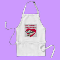 Pie Solves Everything Apron