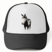 Piebald Paint Horse Art hats by horsefunny Piebald Paint Horse Art hats
