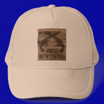 PIECE BE WITH YOU GUN HAT