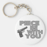 Piece Be With You Key Chains