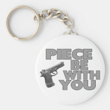Piece Be With You Key Chains