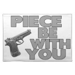 Piece Be With You Place Mat