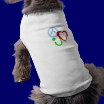 Piece, Love, Happinessr Pet Clothing pet clothing by Lotacats Piece, Love, Happinessr Pet Clothing pet clothing