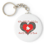 Piece of heart in iraq Keychain