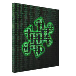 Piece of information gallery wrapped canvas