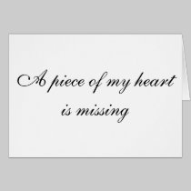 Piece of my heart missing cards