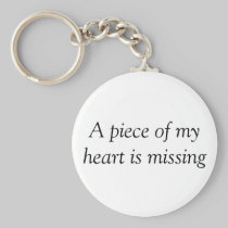 Piece of my heart missing keychains