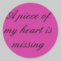 Piece of my heart missing stickers