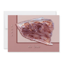Piece of pie personalized invitations
