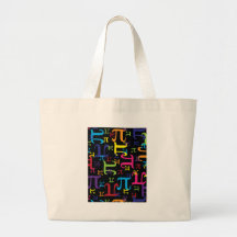 Piece of the Pi Canvas Bags