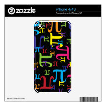Piece of the Pi iPhone 4S Decals