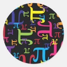 Piece of the Pi Round Stickers