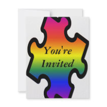Piece Of The Puzzle invitations