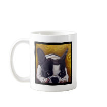 Pied Frenchie Nap Coffee Mugs