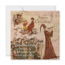 Pied Piper Collage Invitation
