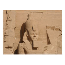 piedra del simbel del abu tarjeta postal