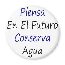 Piensa En El Futuro Conserva Agua Magnet