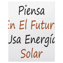 Piensa En El Futuro Usa Energia Solar Custom Letterhead