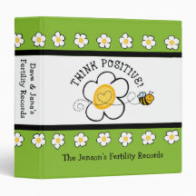 Piense la carpeta positiva de la fertilidad de la 