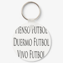 Pienso Futbol Duermo Futbol Vivo Futbol keychains by Supernova23 Pienso Futbol Duermo Futbol Vivo Futbol keychains