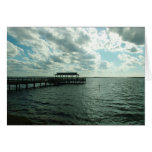 Pier Among clouds Greeting Card