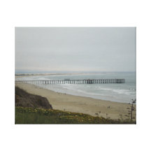 Pier at Pismo Beach, California Stretched Canvas Prints