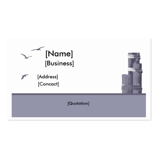 Pier Piling Business Card