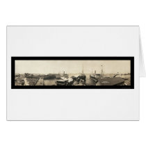 Pier Ship Panama Photo 1909 cards