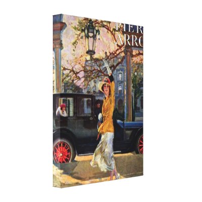 Pierce Arrow Girl Stretched Canvas Prints Zazzle_wrappedcanvas
