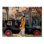 Pierce Arrow Girl Post Card