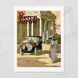 Pierce Arrow Vintage Advertisement postcard